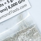 Techdiamondtools Diamond Powder 8 000 Grit 0-2 Microns  25 Cts   5 Grams
