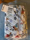 Vera Bradley Rfid Blocking Zip-around Wallet Quilted Floral Rabbit White Multi