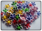 50 Paper Quilling Flowers   Colorful Handmade Flowers   Greeting Card Art Deco