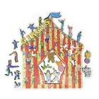 Wooden Smart Puzzle With Smart Pieces By Foxsmartbox - 152 7 Pcs- Circus