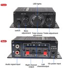 400w 12v 2 Channel Powerful Stereo Audio Power Amplifier Hifi Bass Amp Car Home