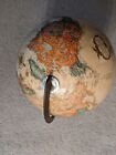 Vintage 12  Raised Relief Rotating Globe Replogle World Classic Series Metal Bas