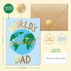 Father   s Day Card  Premium 5x7  Gold Foil Greeting Card For Dad  Thick 300gsm C