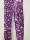 Nwt Wonder Nation Tough Cotton Purple Butterfly Leggings Girls Many Sizes