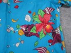 Hilo Hattie  Medium  Classic Chop Suey Reverse Vintage Floral Fish Shells