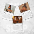 Sexy Latex Girls Calendar 2025     Realistic Pin-up Style Wall Calendar