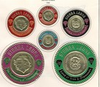 Sierra Leone Stamp Scott  323-328  C61-c6  Foil Emb  Set Of 12  Mlh  Scv 11 05