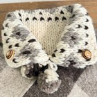 100   Wool Handmade Cute Warm Girl  Wool Poncho Made In Mexico