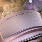 Nip Victoria Lynn 25th Wedding Anniversary Guest Book 32 Pages Silver Embossed