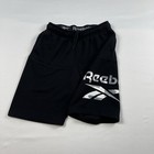 Reebok Men s Training Essentials Logo Athletic Shorts Black Size  Medium