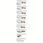 1 3 6 7 8 9pcs Stainless Steel Chef Knife Set Professional Kitchen Knives