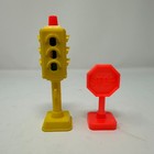 Vintage Fisher Price Little People   Traffic Signs   Main Street    2500