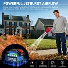 Bullseye Blower Rechargeable Cordless Leaf Dust Air Blaster 21 000 Rpm With 20v 