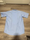 Dickies Mens Large Work Shirt Short Sleeve Button Down Light Blue  Nwt