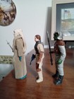 Vintage Star Wars 1983 Bib Fortuna  Leia Boushh   Klaatu Lot Of 3 Figures  read 