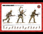 Airfix A02708 1 32 Wwii Afrika Korps German Soldiers Model Figure Set Complete
