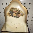 Vintage Metal Mail Organizer Wall Hanging Letter Memos Holder Mid Century