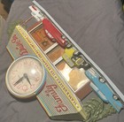 Vintage New Haven Quartz Family Drive-in Diner Wall Clock Coca Cola Burwood Prod