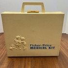 Vintage Fisher Price Medical Kit  936 Doctor Play Set Case 1977 Usa