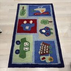 Pottery Barn Kids  Area Rug - 100  Wool - Baby Nursery Transportation Theme 5x3 