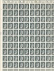 Stamp Germany 01 Pf Adolf Hitler Sheet 1941 Wwii 3rd Reich War Mnh Faults
