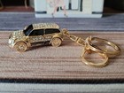 Gold Rhinestone Mini Car Handbag Car Keyring Keychain Bling Car Keychain