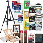133-piece Deluxe Ultimate Artist Painting Set With Aluminum And Wood Easels