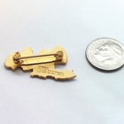 Vintage 1984 La Olympics Sam Eagle Mascot Torch Bearer Enamel Brooch Lapel Pin