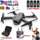 Foldable Drone Wifi Fpv 4k Hd Dual Camera Rc Quadcopter Headless Mode - New