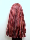Barbie Doll Wig Size 4 Braids Braided Ooak Custom Rose Brown Mix  301