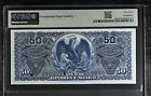 Mexico El Banco Londres  specimen  P s236es M274s Nd 50 Pesos Pmg Ch Unc 63 Epq