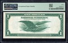 1918  1 Green Eagle Cleveland Federal Reserve Bank Note Fr 720 Pmg Vf 30 Epq
