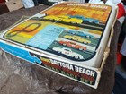 1963 Eldon Daytona Beach Detroit Stock Racing Set 1 32 Slot Car Set 27 Pc Track