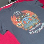 Aerosmith Tour 1977  america s Greatest Rock   Roll Band  Black Tee M Repro