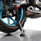 Motorcycle Wheel Lift Stand Trail Stand Front And Rear Easy And Portable Red