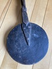 Dated 1875 Antique 19th C Wrought Iron Wafer Iron Marriage Gift Fireplace Hearth