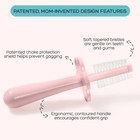 Double Sided Toothbrush  First Toothbrush For Baby   Toddler  1 Pack  Blush