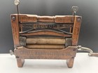 Antique Lovell Mfg Co Anchor Brand Clothes Wringer Erie Pa Usa Wood   Iron Samp