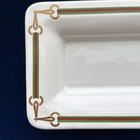 Vintage Gucci Ashtray Equestrian Horsebit Cigarette Trinket Dish Jewelry Decor