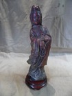 Antique Chinese Quan Yin Carved Stone Figurine