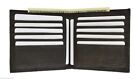 Men s Genuine Leather Bifold Hipster Money credit Card Holder Wallet By Marshal