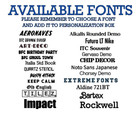 Customizable Heat Transfer Vinyl Iron-on Decal Name Text Design Logo Iron On
