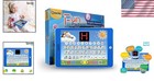 Bilingual Spanish-english Learning Tablet For Kids With Interactive Led Display