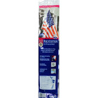 American Polycotton 3  X 5  Flag With 6  3-section Flagpole And Eagle Ornament