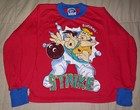 Vtg 1994 The Flintstones Pajamas Set Pants Shirt 6 Toddler 90s Fred Barney Sleep