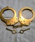 24k Gold Plated Custom Real Peerless Model 700 Handcuff