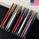 Luxury Full Metal Ballpoint Pen Black Ink Gel Pen Office Writing Stationery Us