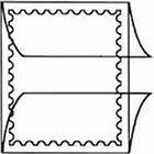 Prinz Scott Stamp Mount 120 240 Mm - Clear - Pk Of 7  120x240 120 Mm   Strip 948