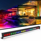 120w 24led Rgb Wall Washer Light Dmx Sound Actived Dj Party Club Stage Lighting