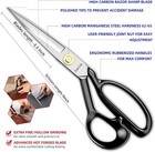 Fabric Scissors Tailor Sewing Shears - 9 Inch Heady Duty Scissors For Fabric Cut